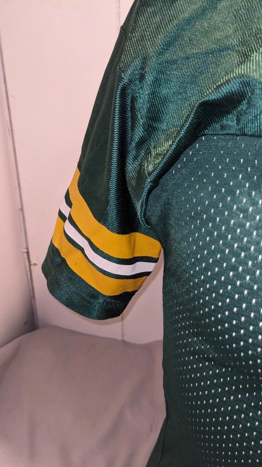 Camiseta de fútbol americano de colección Green Bay Packers Brett Favre años 90 campeón mediana 10-12 NFL Foto 4 de 4