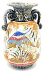 Miniature Minoan-Style Vase with Dolphin Motif – 10.5 cm – 186.84g