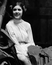 Star Wars graph Princess Leia Carrie Fisher 8x10 PHOTO PRINT