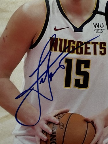 Nikola Jokic Firmado Baloncesto NBA Serbia MVP Olimpia Autógrafo Firmado (13) - Imagen 5 de 8