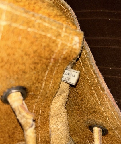 VTG Brown Distressed Leather Hand Made Large Mail Bag Drawstring Top Zip Pocket - Picture 8 of 15