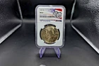 1922 Peace Dollar NGC MS 62 Morgan to Peace Anniversary Slab 90% Silver Coin