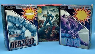 Max Factory Guyver Bio Fighter Collection Lot Of 3 Soft Vinyl Figure Kits