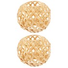  Set of 2 Teezubehör Bambus Deckel Organizer Teekannendeckel Ruhe