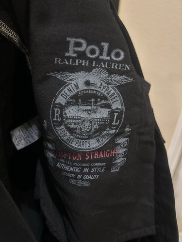 Men’s Polo Ralph Lauren Hampton Jeans Straight Black 44B 32 - Picture 4 of 7