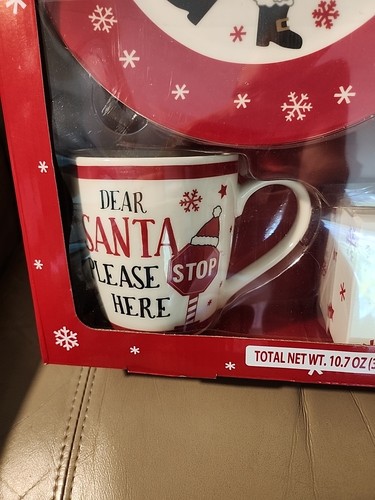 Set biscotti di Babbo Natale nuovi con scatola - Foto 3 di 9