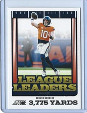 2025 Panini Score Bo Nix League Leaders Insert Card 🏈Denver Broncos🏈