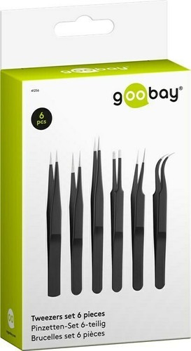 5x Pinzetten-Set 6-teilig; Pinzetten-Set 6-teilig - aus rostfreiem Edelstahl - Bild 2 von 7