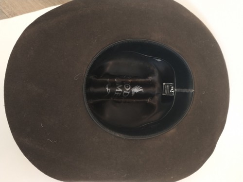 CODY JAMES WESTERN HAT BROWN SIZE 7 1/8 - Imagen 5 de 9