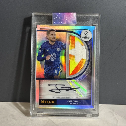 2021 Merlin Collection Chrome UCL - Match Ball Signatures #MB-J Jorginho Auto - Picture 1 of 2