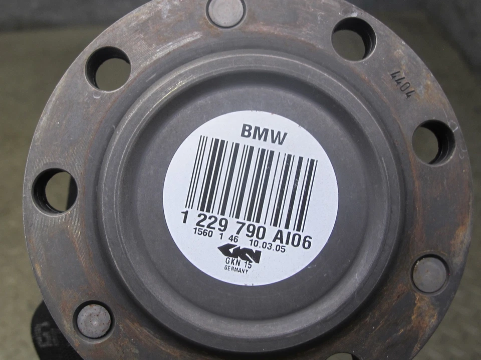 01-06 BMW E46 330Ci 330i M54 M/T SUSPENSIÓN TRASERA DERECHA EJE EJE 1229790 OEM Foto 3 de 4