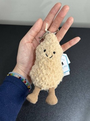 Jellycat Amuseables Peanut Plush Bag Charm Keychain Cute Gift NWT Collectibles