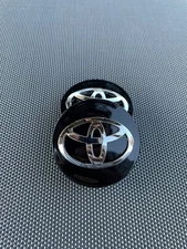 4x TOYOTA 62mm Black Wheel Center Caps, Camry Avalon RAV4 C-HR PriusVS Corolla