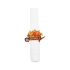 Pumpkin Wheelbarrow Napkin Ring