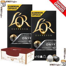 100 Cápsulas De Café L'OR Comp. Nespresso Mezcla Onyx + Kit De Accesorios *