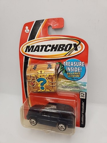 Matchbox Treasure Chest Cadillac Escalade Dark Blue #32 - Picture 2 of 7