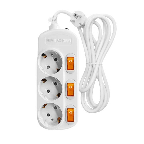 Electrical Power Strip Surge Protection 3/4/5/6 EU Outlets 16A Control Switches - Bild 10 von 22