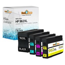 4PK Fits HP 962XL Ink for HP Officejet Pro 9010 9015 9018 9020 9025 All-in-One