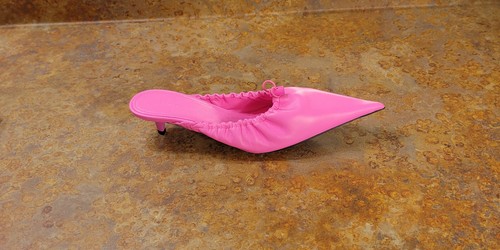 New! Balenciaga Scrunch Knife Mule Pump Pink Womens Size 8 US 38 Eur. MSRP $750 - Picture 3 of 11