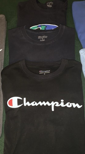 Lot of 7, Men's Medium Champion T-Shirt, Cotton, Short Sleeve - Picture 3 of 17