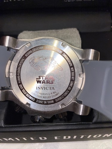 Invicta Star Wars Millennium Falcon Men's Watch - 52.5mm, Steel, Grey (35672)) - Picture 10 of 20