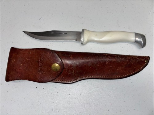 Cutco 1769 JH Sportsman’s Pearl White Hunting Knife Fixed Blade With Case