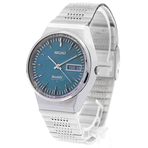 SEIKO Superior 3883-7000 Morpha Butterfly Dial blue Dial Quartz Men's_886170 - Picture 2 of 6