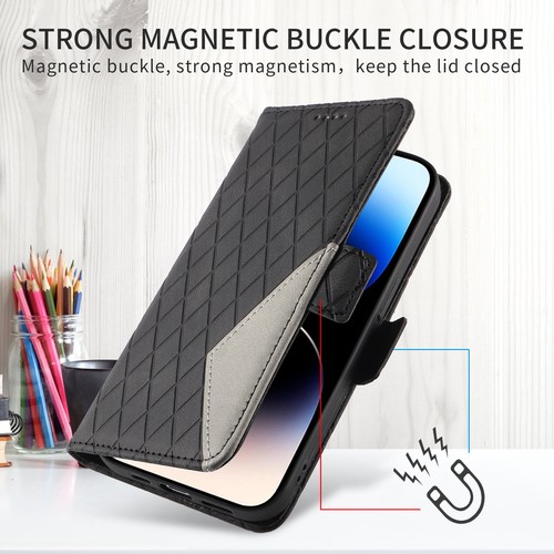 For Motorola E13 G24 G34 Edge 40 Wallet Case Flip Leather Card Phone Case Cover - Picture 26 of 56