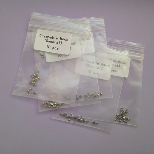 10 Bags Dental Orthodontic Crimpable Hook Stainless Steel Short T Type Metal FDA - Picture 3 of 6