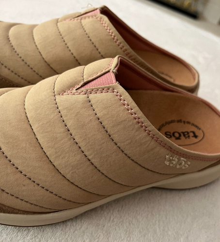 NEU Taos Damen Clogs Slipper Schuhe direkt an hellbraunen Rosetten Schuhe Größe 6 - Bild 7 von 9