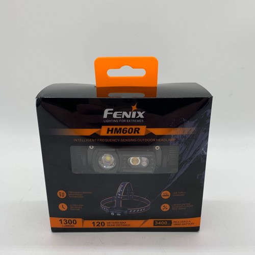 New FENIX 1300 Lumen Rechargeable Headlamp HM60R with Red Light