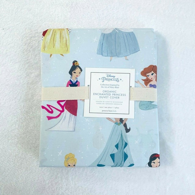 Pottery barn Kids Disney Enchanted Princess Twin Duvet Cover only eBay