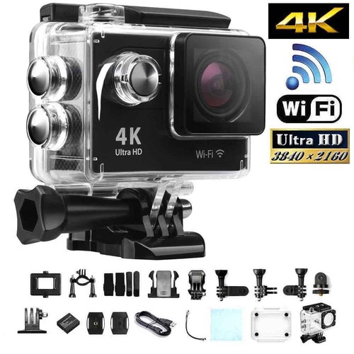 SJ4000 Ultra 4K Sport Action Camera 2.0in 1080P WIFI Helmkamera + part for gopro