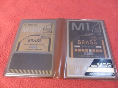 超美品　貴重 KORG M1用MEMORY CARD MSC-011 BRASS 超美品 貴重 KORG M1用MEMORY CARD MSC-011 BRASS - メルカリ
