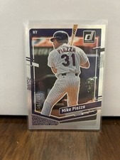 2023 Donruss Baseball Base Season Stat Line #163 Mike Piazza /143 - New York Met