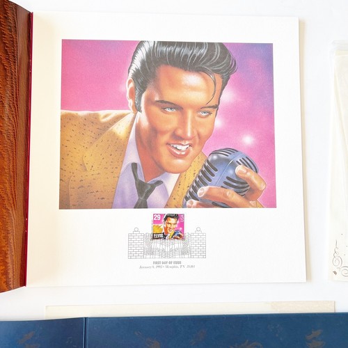 1993 ELVIS PRESLEY MNH Legends American Music Commemorative Stamp Set Provenance - Picture 12 of 12