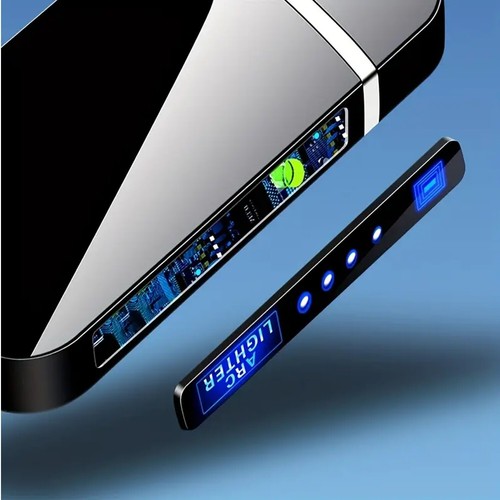 Lighter Rechargeable, USB Dual Arc Plasma Electric Windproof Excellen Gift - Picture 5 of 11