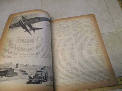 Rare Air Trails Magazine January 1938 Aviation Airplane Pulp Magazine - Picture 3 of 5