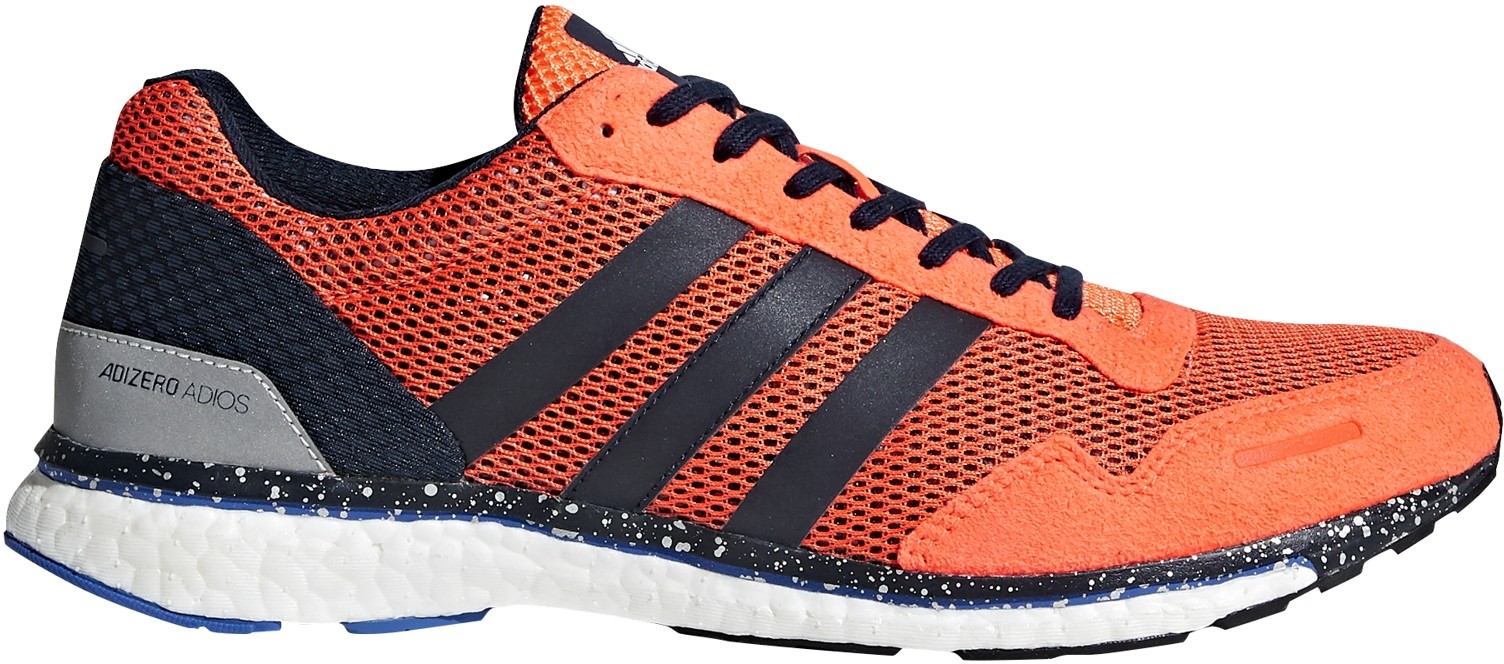 Adidas Adizero Adios 3 Boost Mens Running zapatos - naranja Adidas Adizero Adios 3 Boost Mens Running zapatos - naranja