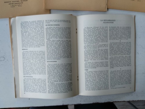 Lot 17x Cours institut culturel francais services administratifs 1952 - Bild 5 von 5