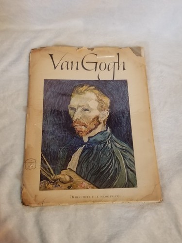 Vintage 1952 Van Gogh 16 beautiful full color prints art book