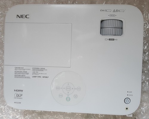 NEC NP-M322W 3200 Lumen Portable DLP Projector + VGA/HDMI 1406H w/out Remote - Picture 1 of 7