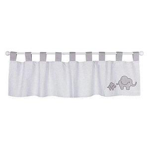 Window Valance Curtain Safari Chevron Black White Elephant Nursery Image Is Loading Window Valance Curtain Safari Chevron Black White Elephant