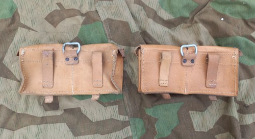 Bolsa de cartucho K43 G43 100% original 2 x bolsa bolsa bolsa de revista ros44 Wehrmacht - Imagen 2 de 6