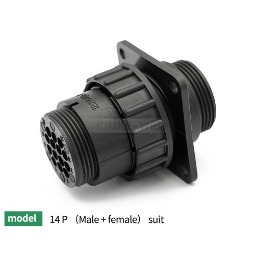 14 Pin/Way TE/AMP/TYCO CPC Series Circular Male Female Connector Plug Socket Kit - Picture 4 of 13