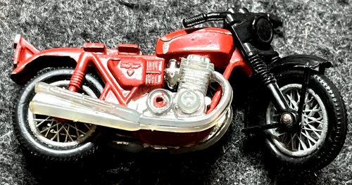 VINTAGE 1974 LESNEY No.18 HONDARORA RED & BLACK MOTORCYCLE MADE IN ENGLAND VGC - Picture 2 of 5