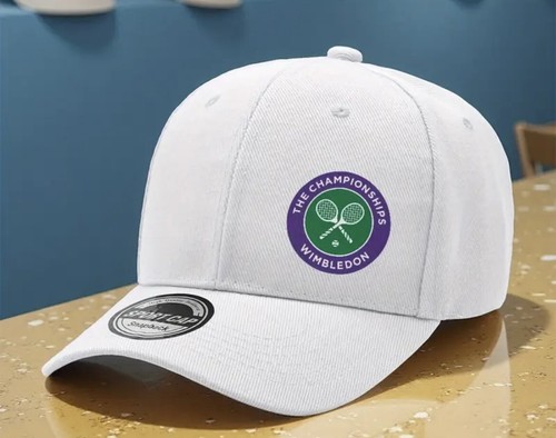 Gorra de tenis con logotipo lateral estampado unisex de campeonatos de Wimbledon para hombre talla única - Imagen 3 de 8