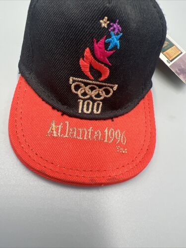 VTG 1996 Atlanta Olympics Collection Keychain Hat. Clip-On Cap Accessory. - Picture 2 of 6