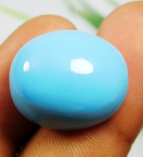 42.10 CT Natural Sleeping Beauty Turquoise Oval Cabochon Gemstone - Picture 1 of 7
