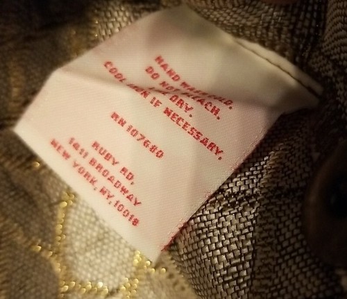 Ruby Rd. Women's Gold Metallic Jacket size 10 - Picture 6 of 7